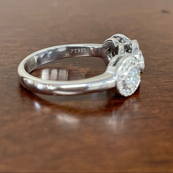 Tiffany & Co. Circlet Platinum & Diamond Ring - Picture 5 of 5